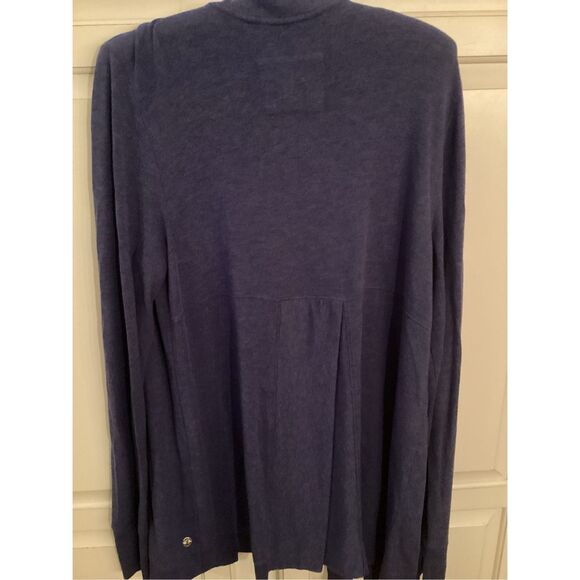 Lilly Pulitzer Luxletic Elena Wrap Sz M Oyster Bay Navy Loungwear - Picture 5 of 8